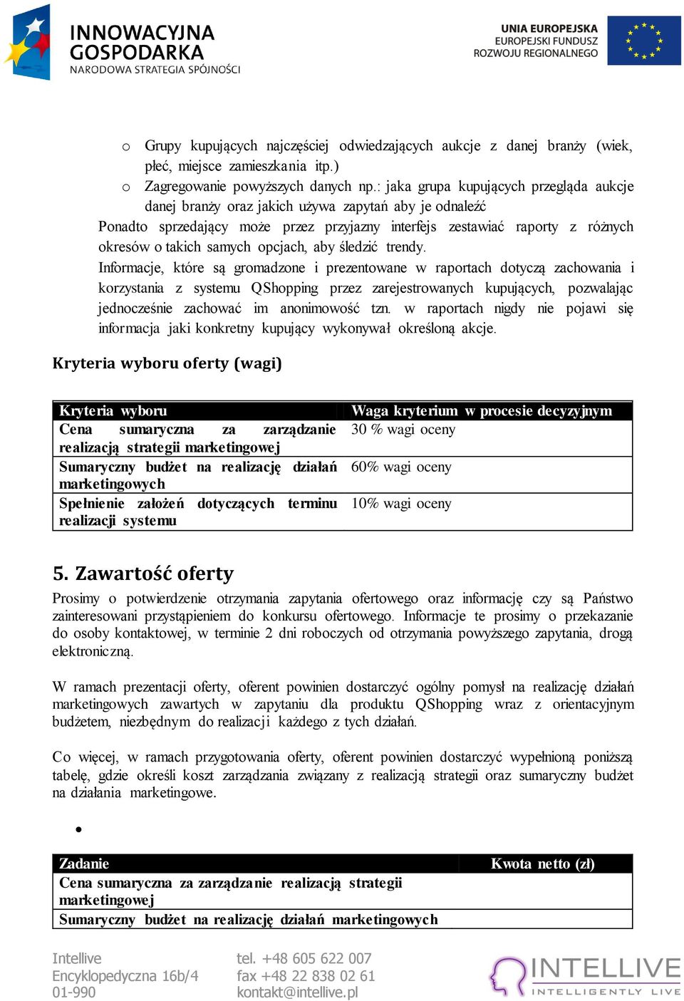 opcjach, aby śledzić trendy.