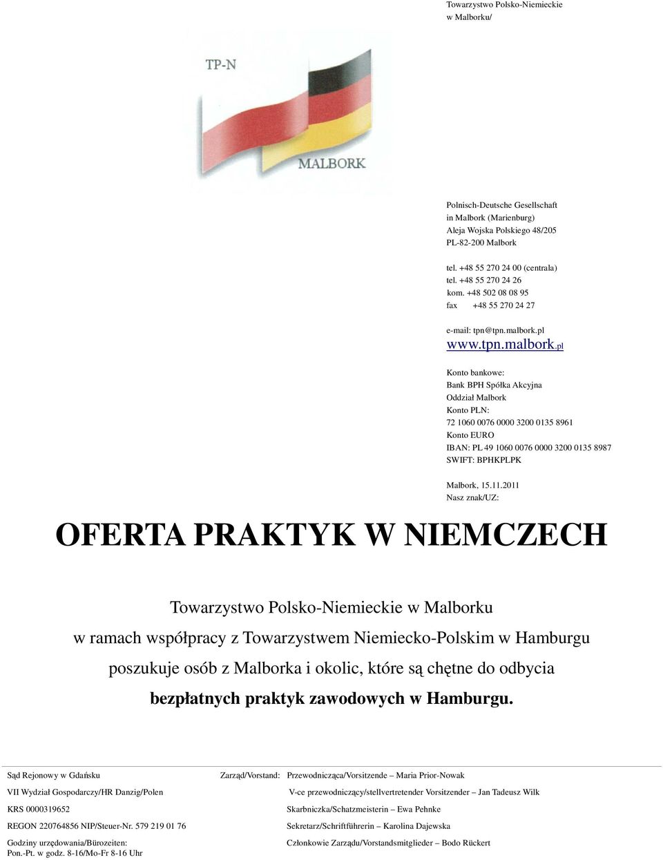 OFERTA PRAKTYK W NIEMCZECH - PDF Free Download