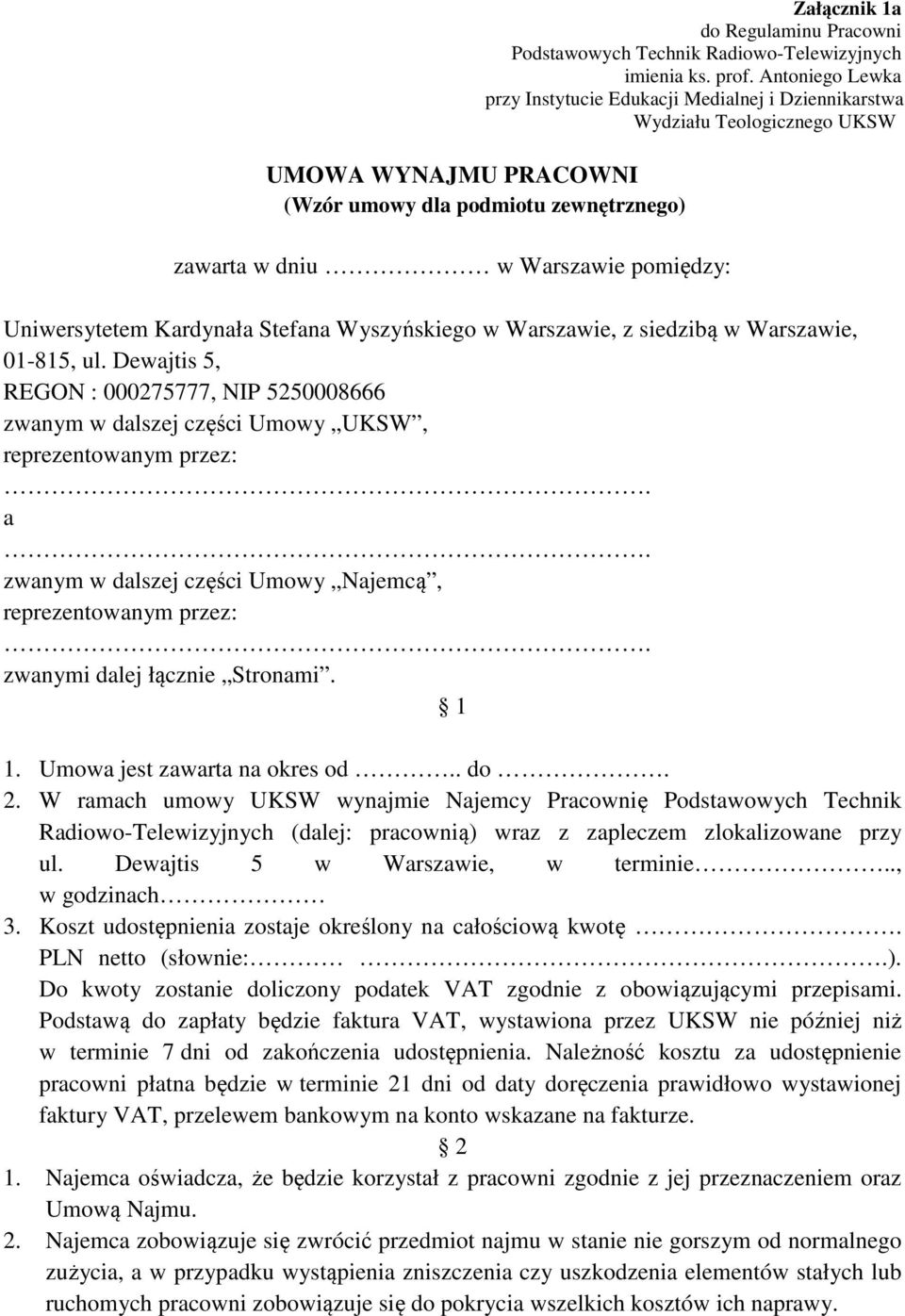 siedzibą w Warszawie, 01-815, ul.
