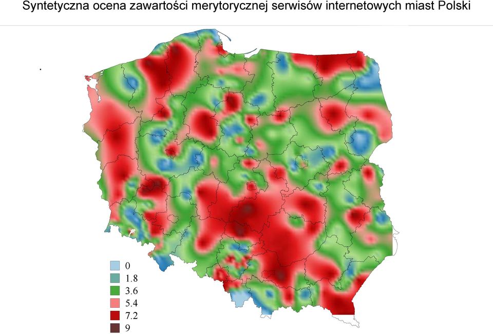 internetowych miast Polski 0 18