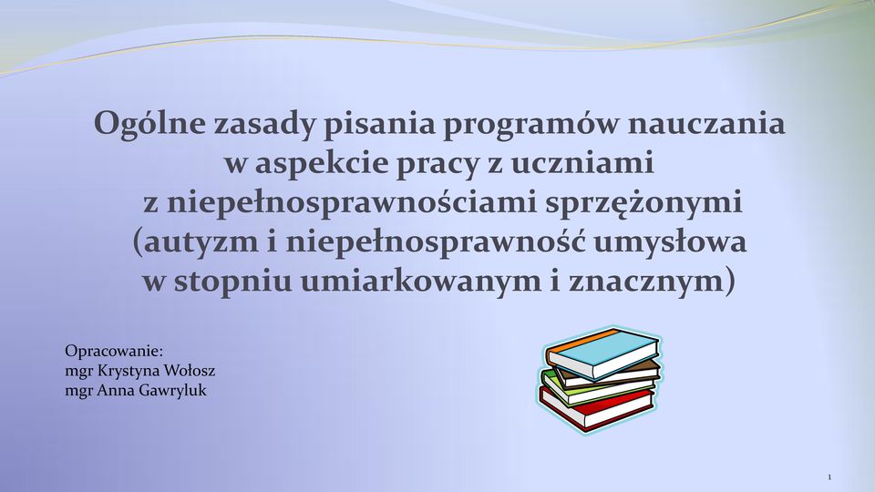 (autyzm i niepełnosprawność umysłowa w stopniu