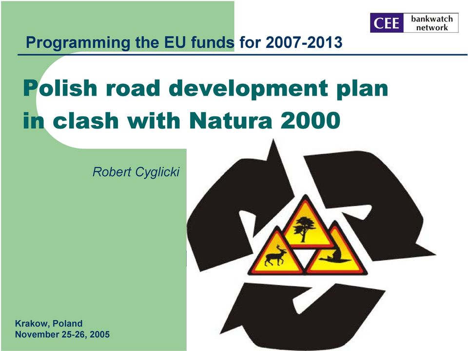 plan in clash with Natura 2000