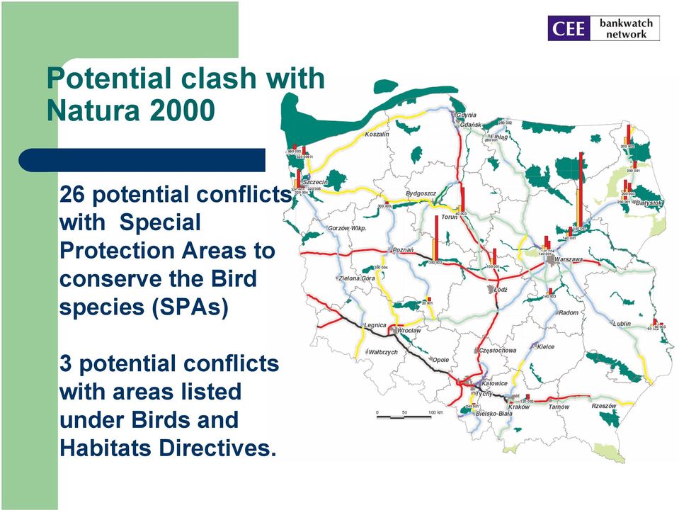 conserve the Bird species (SPAs) potential