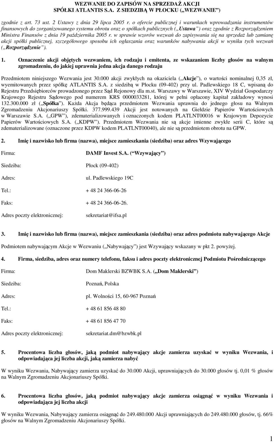19 października 2005 r.