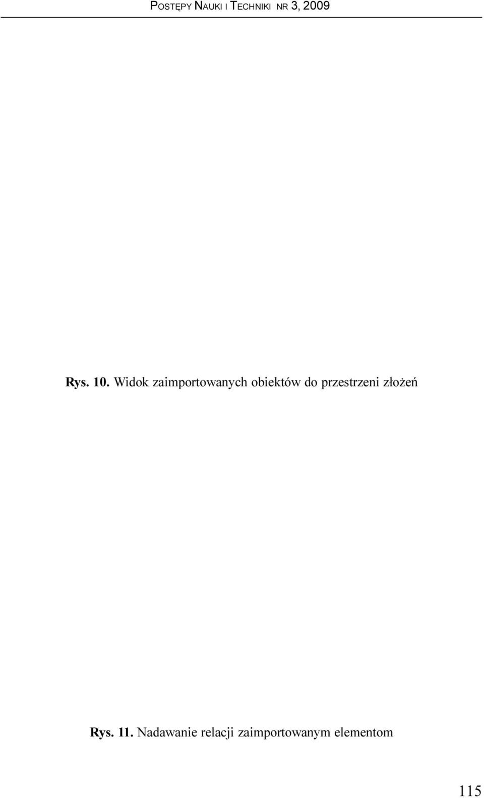 obiektów do przestrzeni z³o