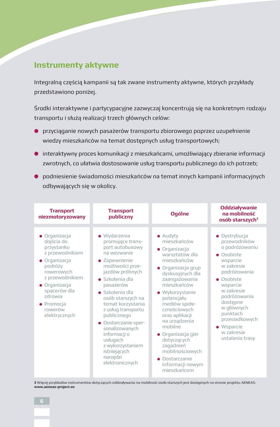 uzupełnienie wiedzy mieszkańców na temat dostępnych usług transportowych; interaktywny proces komunikacji z mieszkańcami, umożliwiający zbieranie informacji zwrotnych, co ułatwia dostosowanie usług