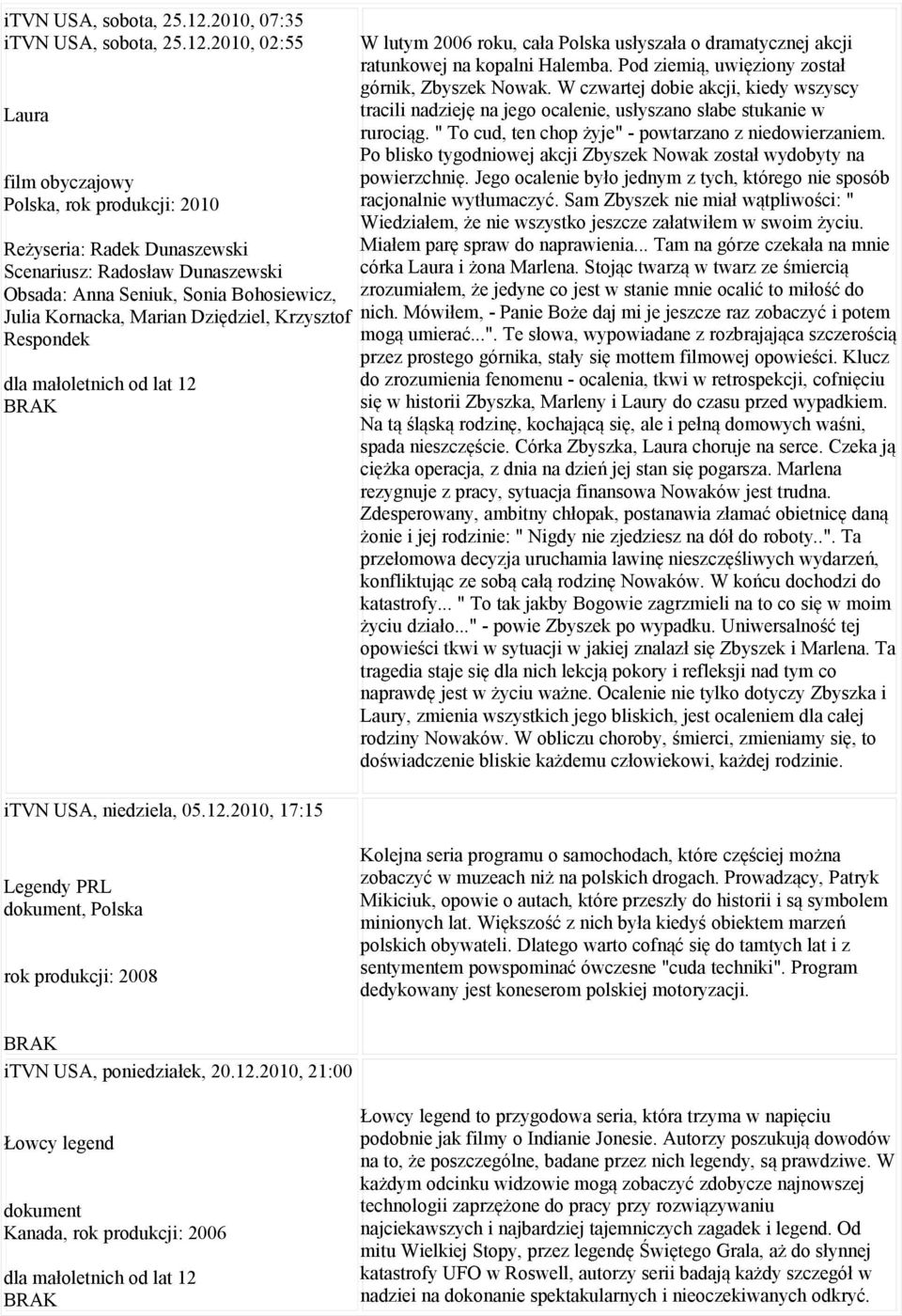 Respondek W lutym 2006 roku, cała Polska usłyszała o dramatycznej akcji ratunkowej na kopalni Halemba. Pod ziemią, uwięziony został górnik, Zbyszek Nowak.