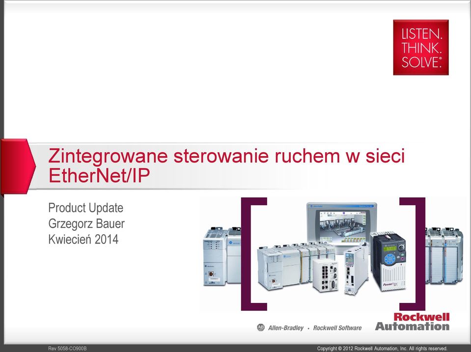Kwiecień 2014 Rev 5058-CO900B Copyright