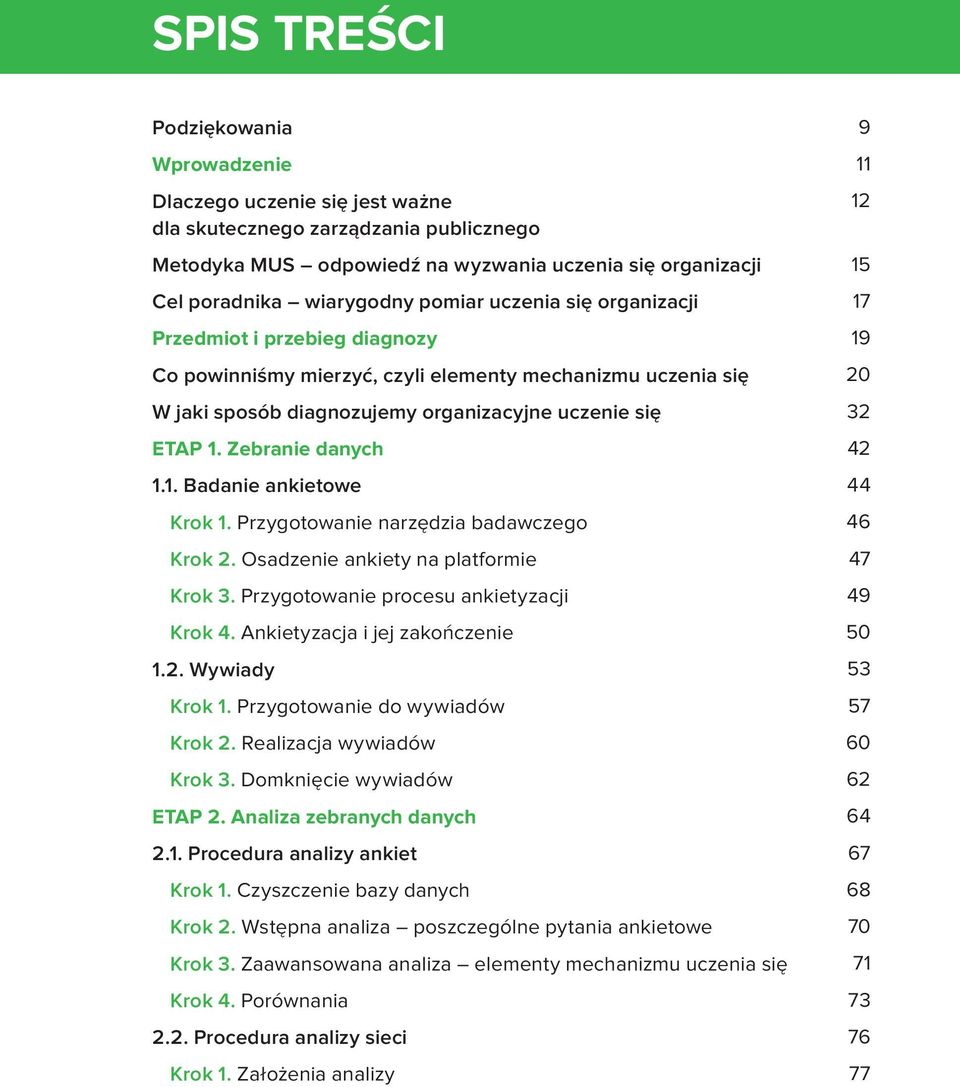 Zebranie danych 1.1. Badanie ankietowe Krok 1. Przygotowanie narzędzia badawczego Krok 2. Osadzenie ankiety na platformie Krok 3. Przygotowanie procesu ankietyzacji Krok 4.