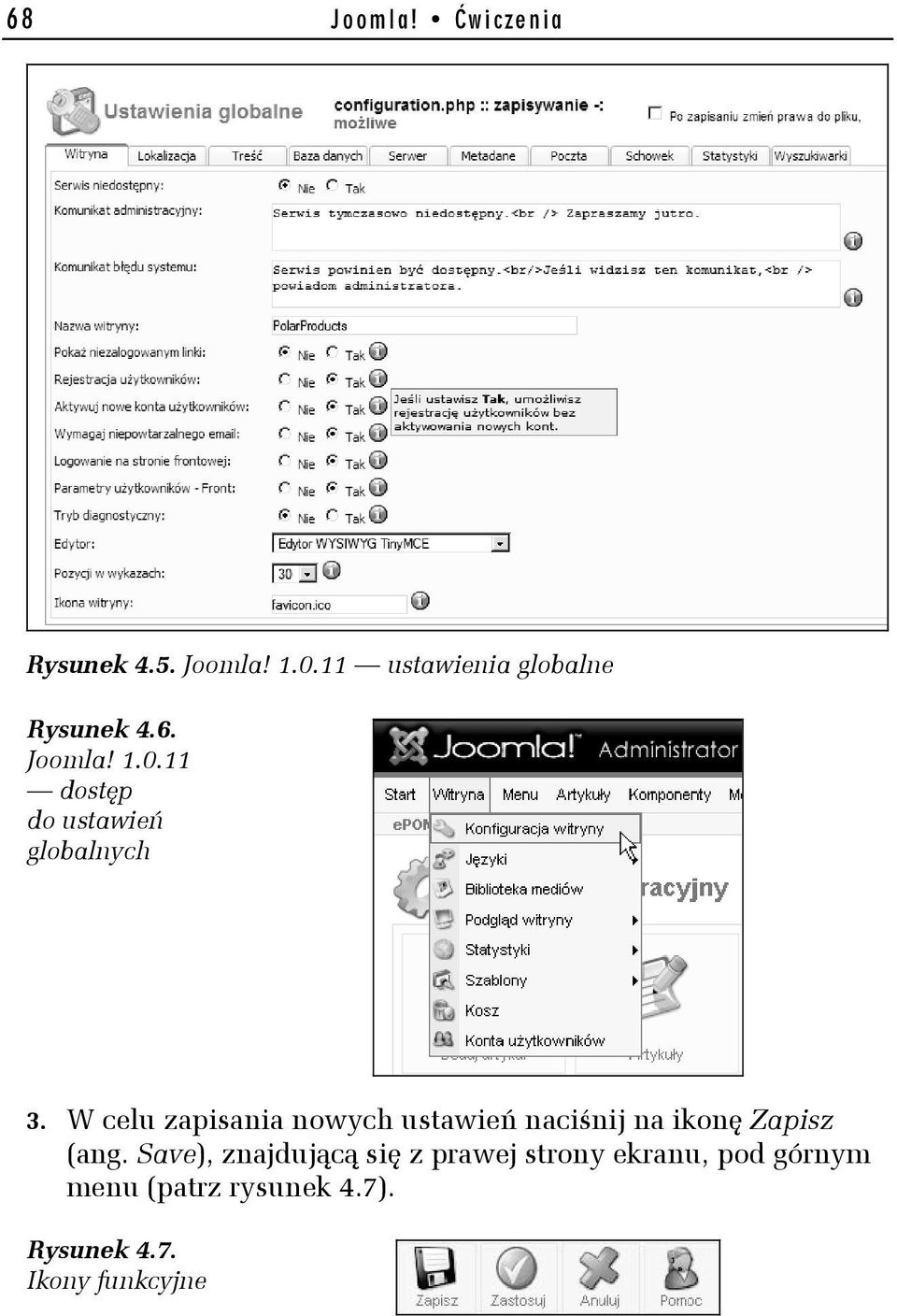 11 dostęp do ustawień globalnych 3.