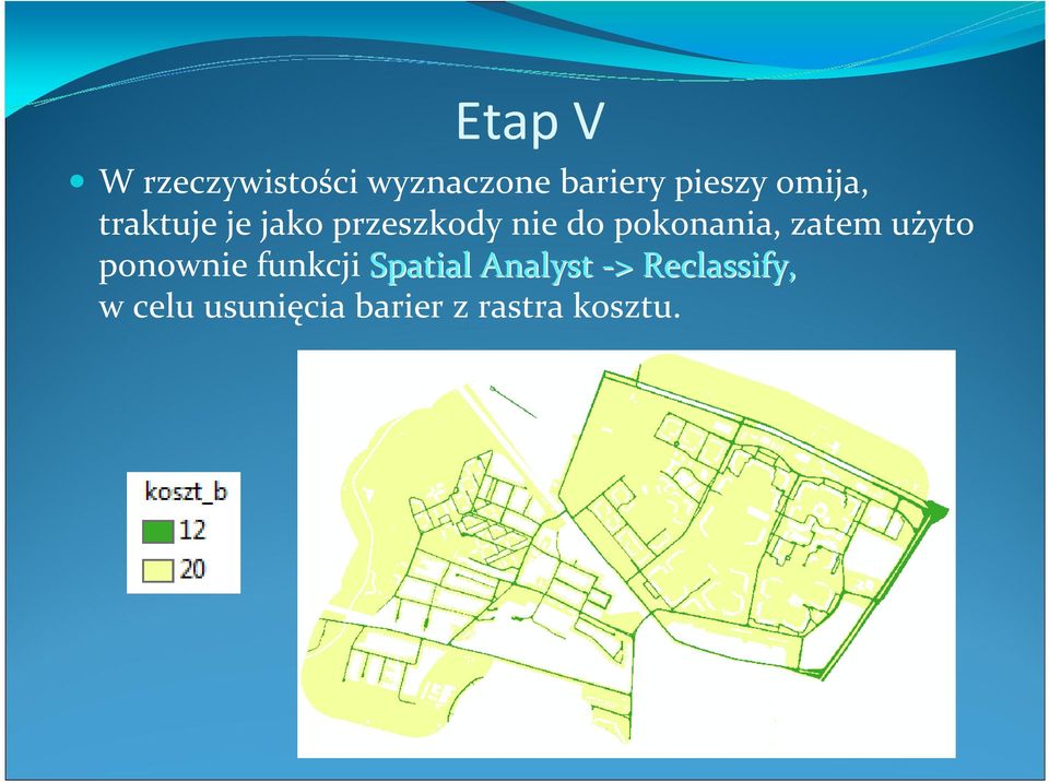 pokonania, zatem użyto ponownie funkcji Spatial