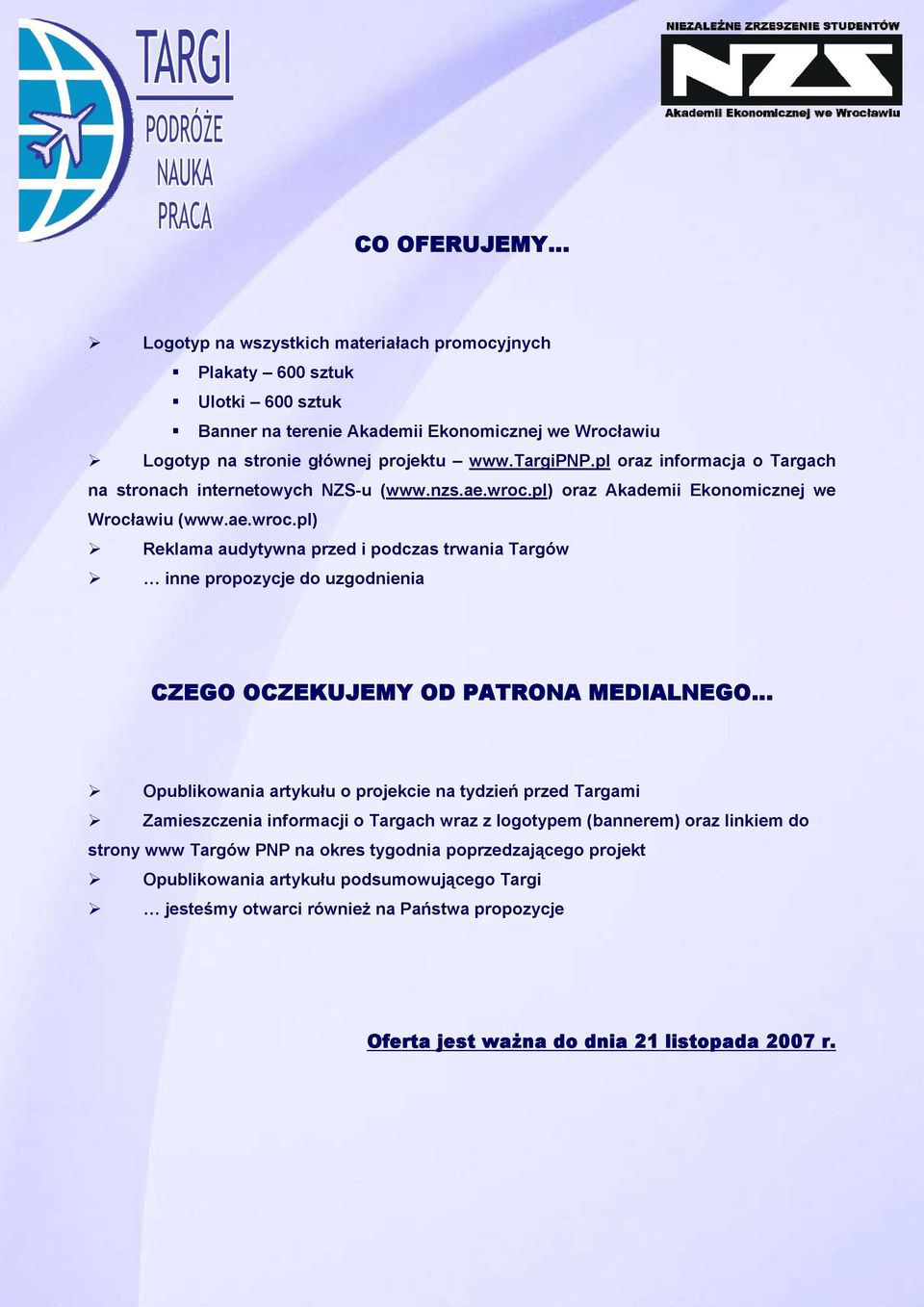 pl) oraz Akademii Ekonomicznej we Wrocławiu (www.ae.wroc.
