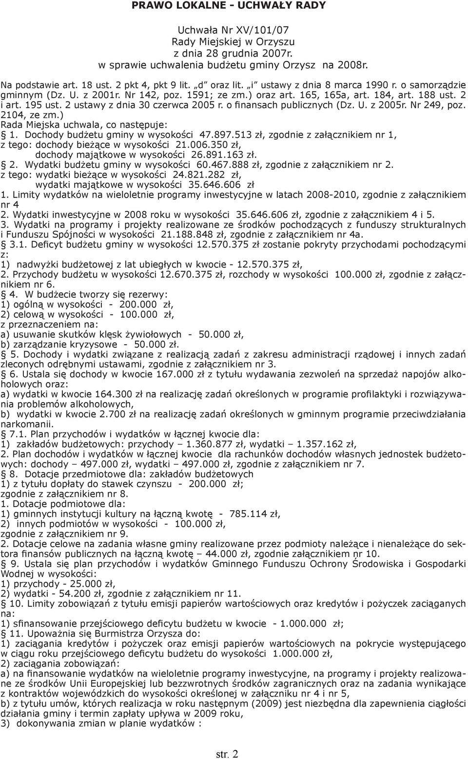 Prawo Lokalne Uchwały Rady Pdf
