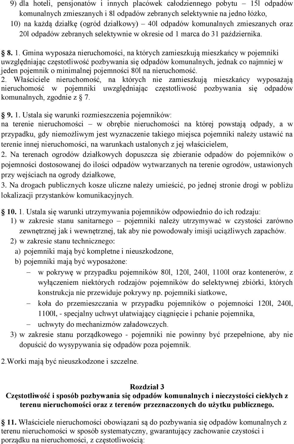 marca do 31 października. 8. 1.