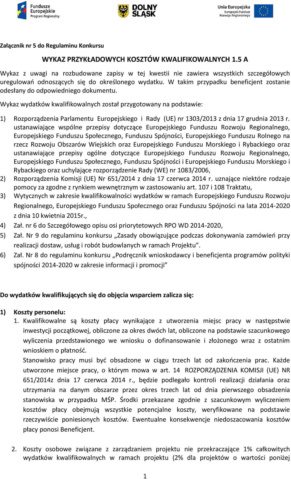 W takim przypadku beneficjent zostanie odesłany do odpowiedniego dokumentu.