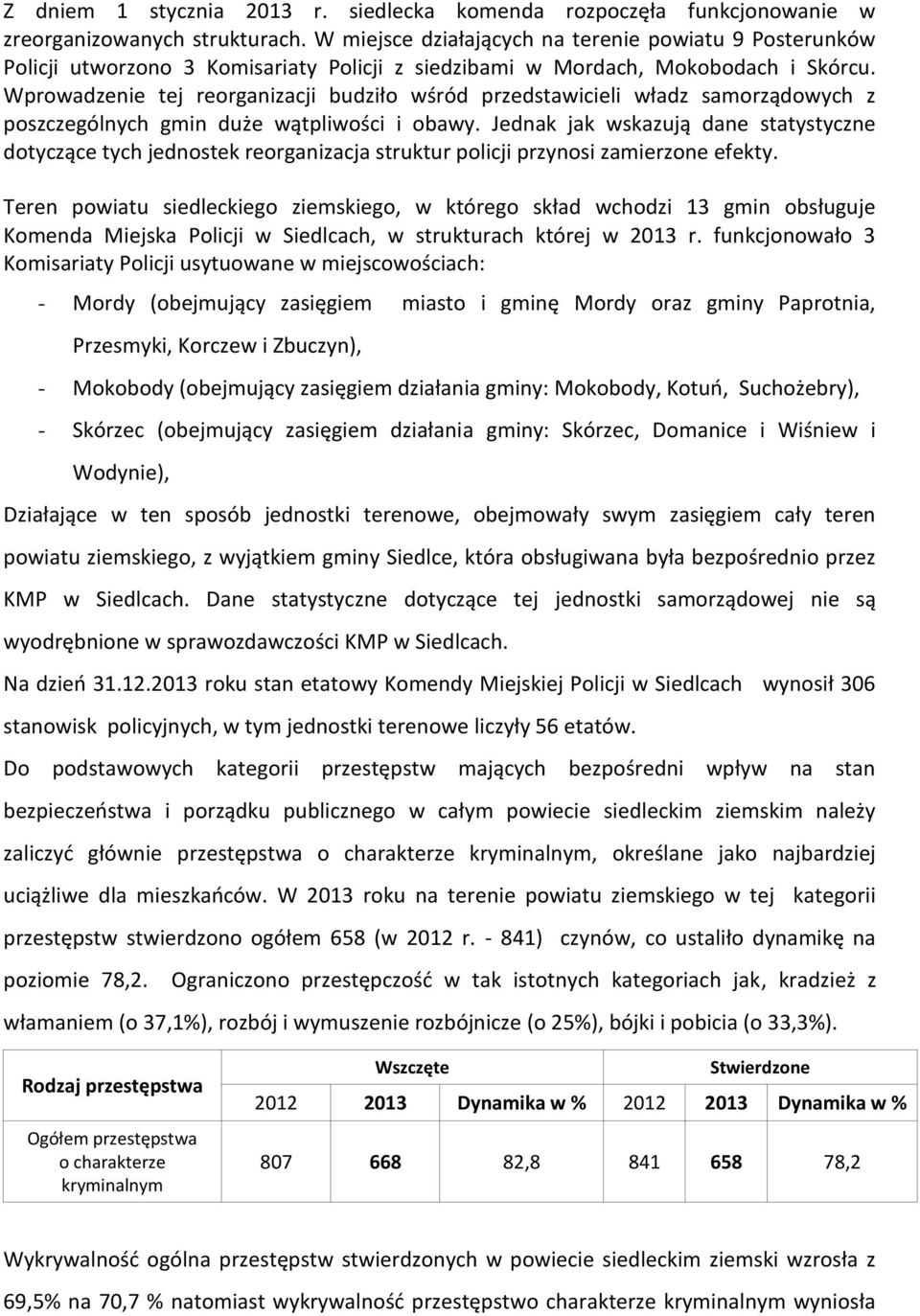 Wprowadzenie tej reorganizacji budziło wśród przedstawicieli władz samorządowych z poszczególnych gmin duże wątpliwości i obawy.