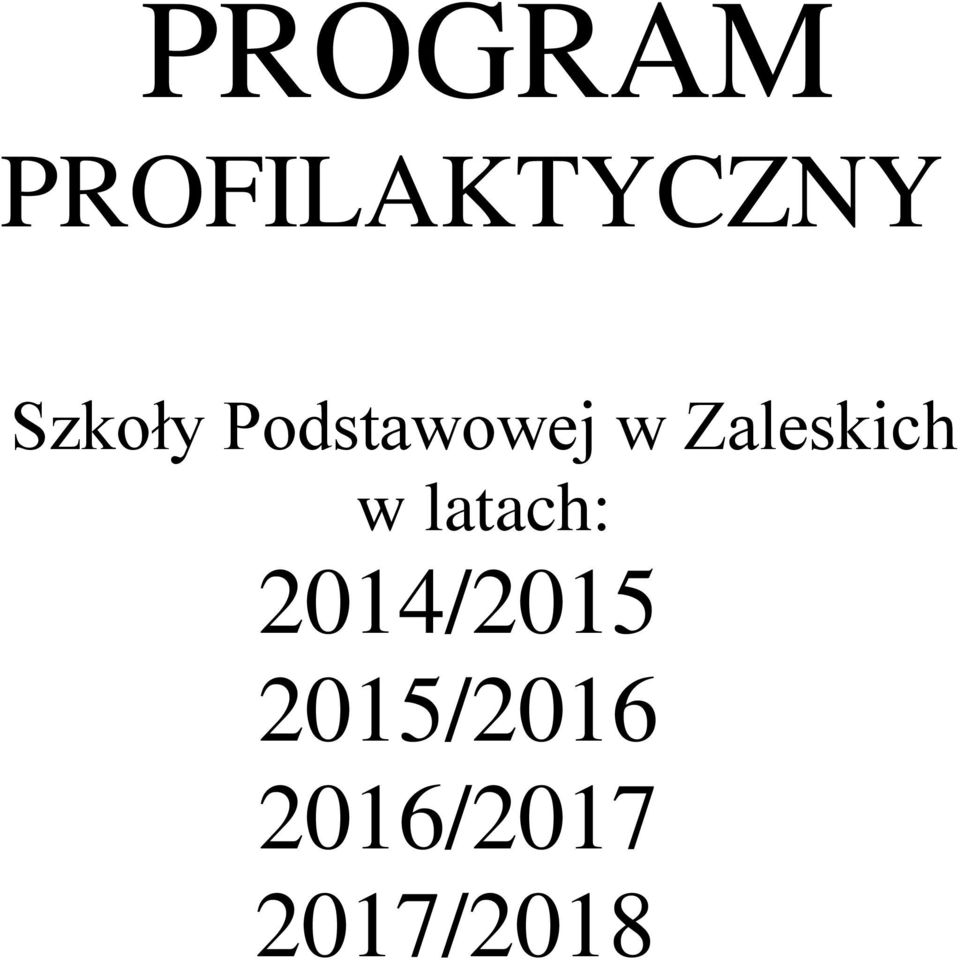 Zaleskich w latach: