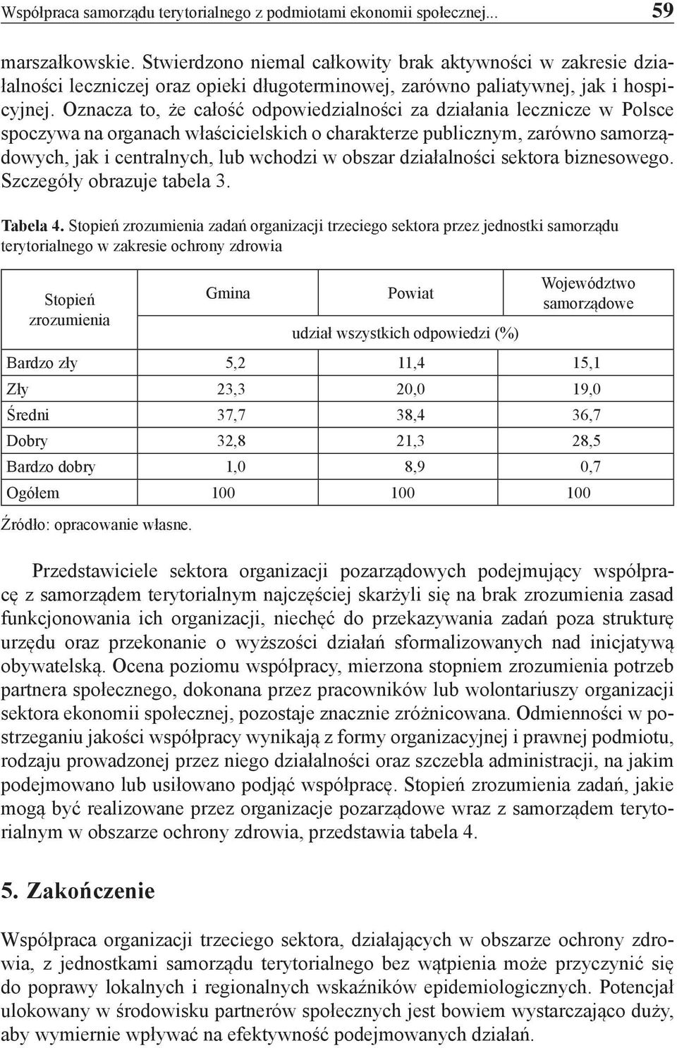 Oznacza to, że całość odpowiedzialności za działania lecznicze w Polsce spoczywa na organach właścicielskich o charakterze publicznym, zarówno samorządowych, jak i centralnych, lub wchodzi w obszar