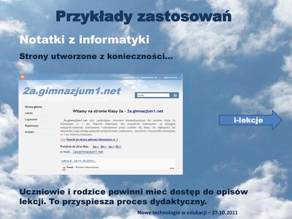 Uczniowie i rodzice powinni mieć dostęp do