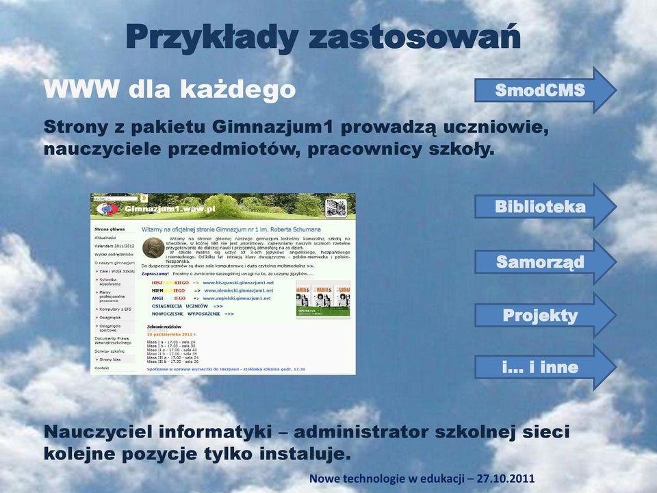 pracownicy szkoły.