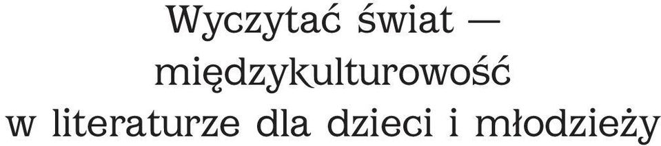międzykulturowość w