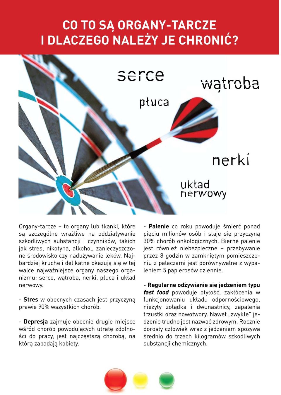 leków. Najbardziej kruche i delikatne okazują się w tej walce najważniejsze organy naszego organizmu: serce, wątroba, nerki, płuca i układ nerwowy.