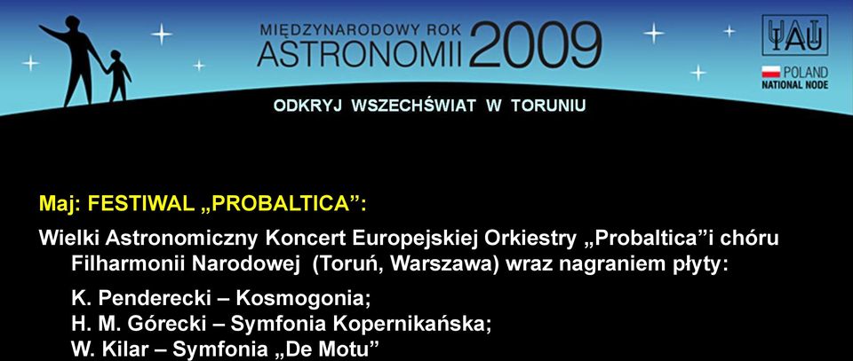Narodowej (Toruń, Warszawa) wraz nagraniem płyty: K.