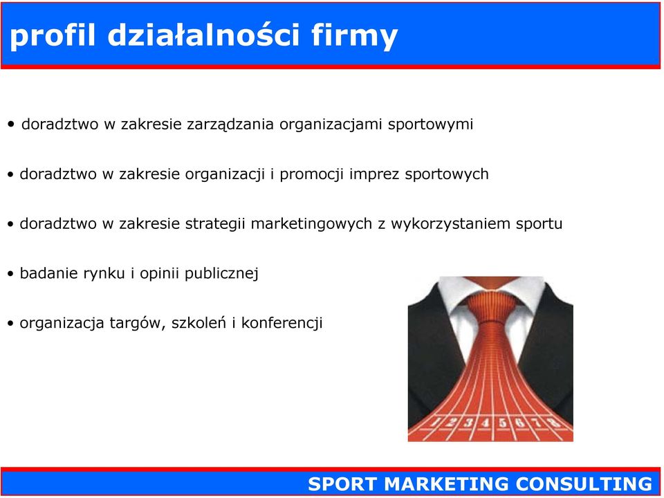 doradztwo w zakresie strategii marketingowych z wykorzystaniem sportu