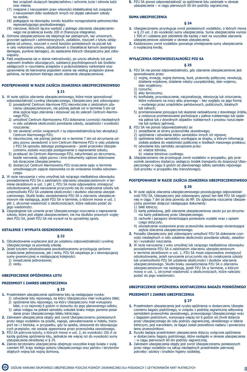 ubezpieczeniowego nie przekracza kwoty 20