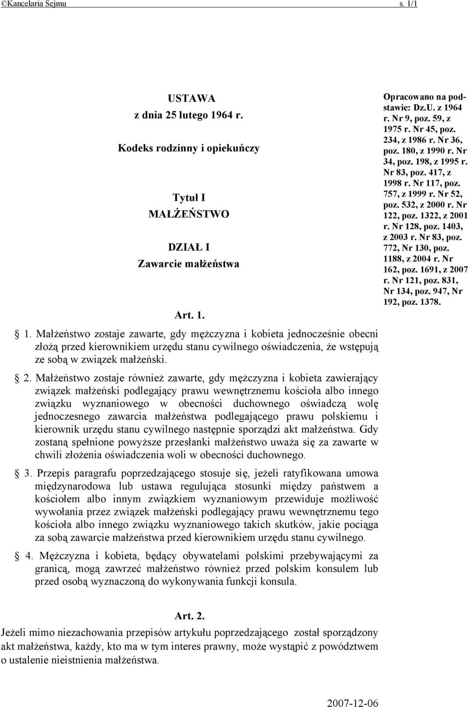 wolę jednoczesnego zawarcia małżeństwa podlegającego prawu polskiemu i kierownik urzędu stanu cywilnego następnie sporządzi akt małżeństwa.