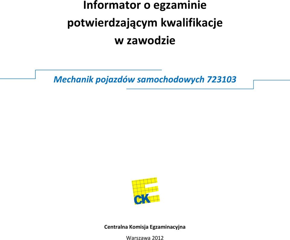 zawodzie Mechanik pojazdów