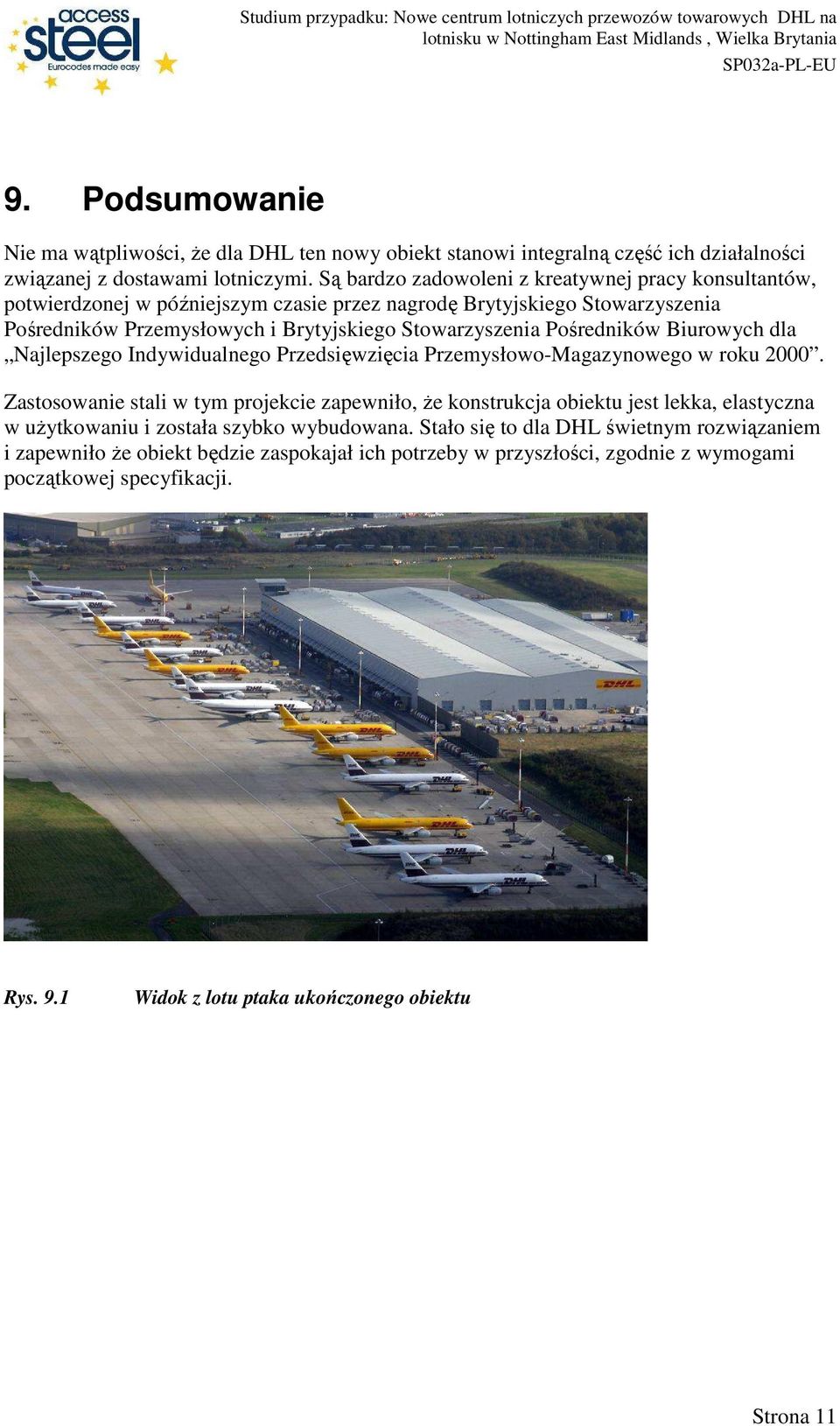 Pośredników Biurowych dla Najlepszego Indywidualnego Przedsięwzięcia Przemysłowo-Magazynowego w roku 2000.