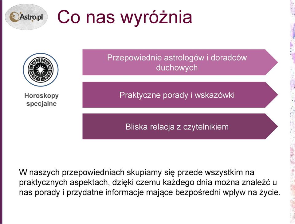 przepowiedniach skupiamy się przede wszystkim na praktycznych aspektach, dzięki