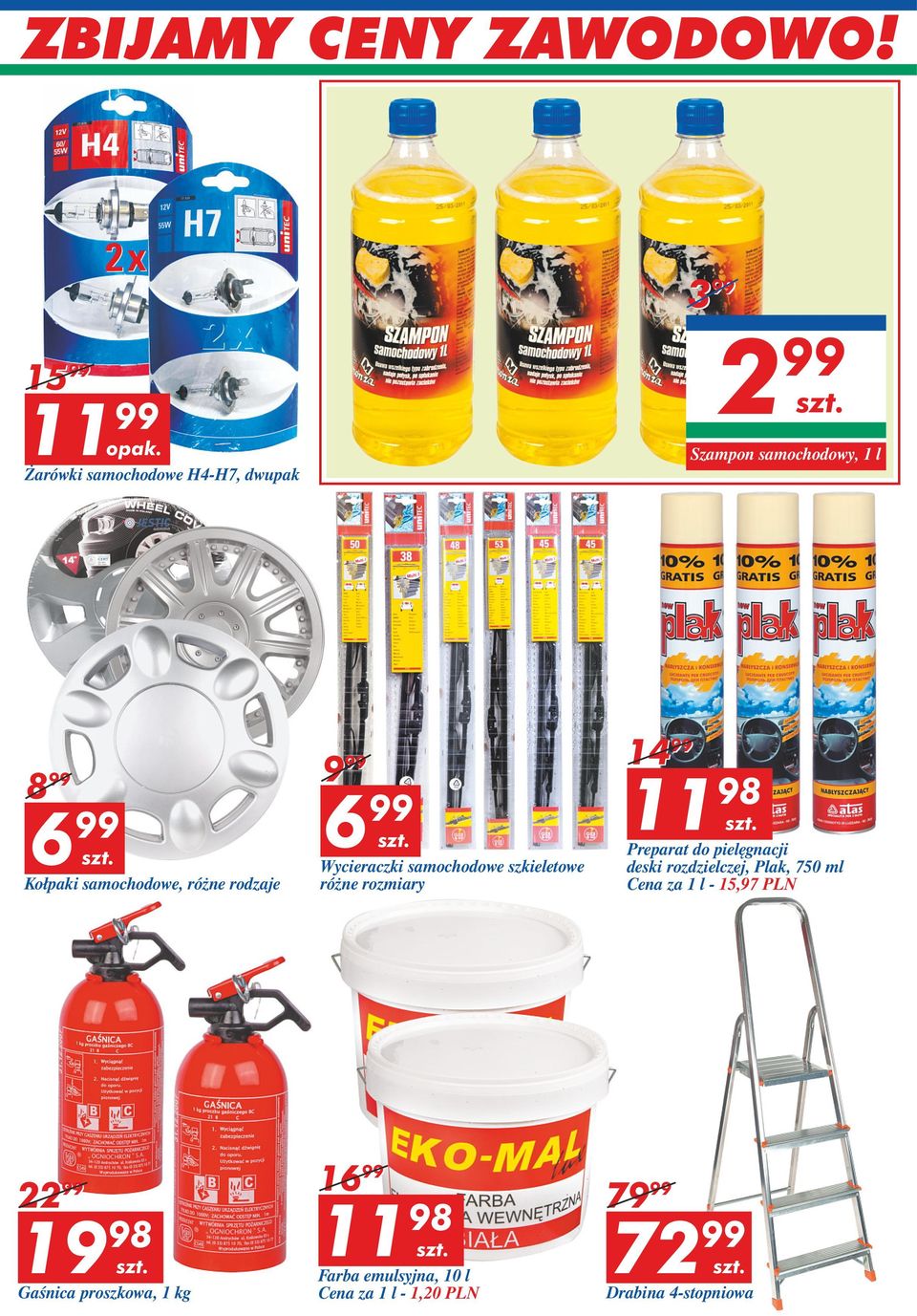 98 Preparat do pielęgnacji deski rozdzielczej, Plak, 750 ml Cena za 1l-15,97 PLN 22 99 19 98