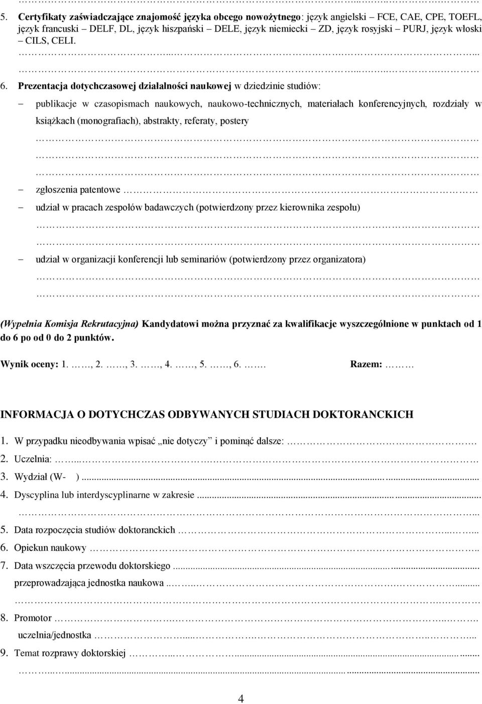 włoski CILS, CELI............... 6.