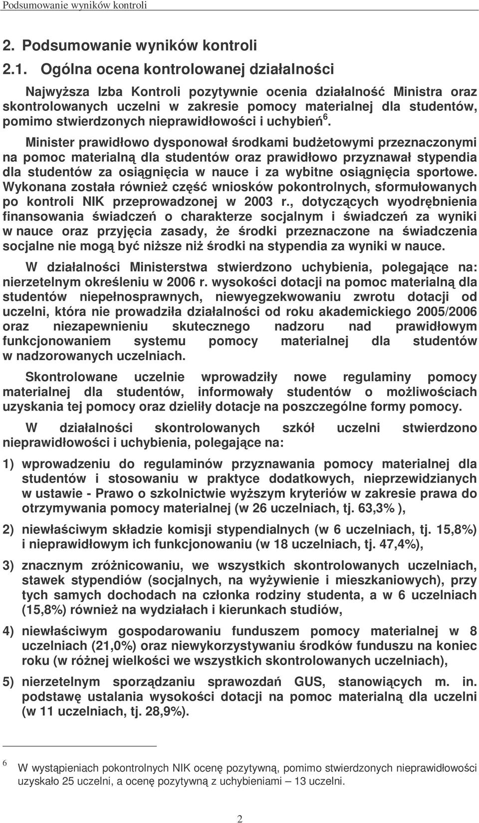 nieprawidłowoci i uchybie 6.