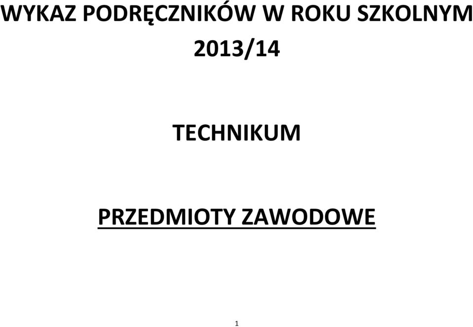 2013/14 TECHNIKUM