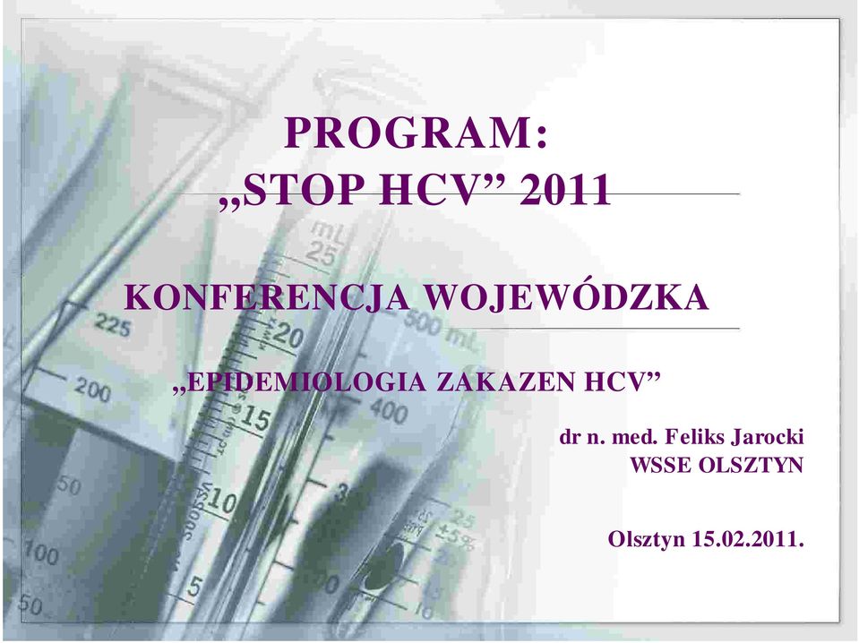IOLOGIA ZAK AZEN HCV dr n. med.