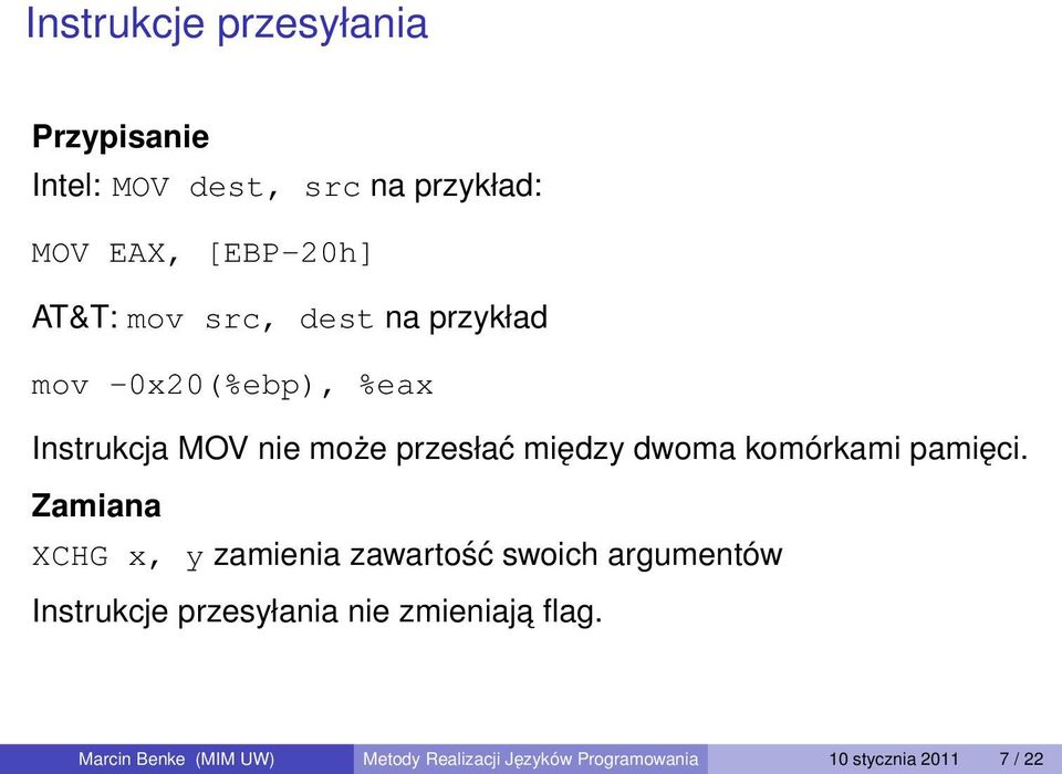 komórkami pamięci.