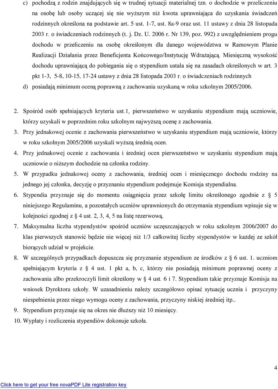 11 ustawy z dnia 28 listopada 2003 r. o świadczeniach rodzinnych (t. j. Dz. U. 2006 r. Nr 139, poz.