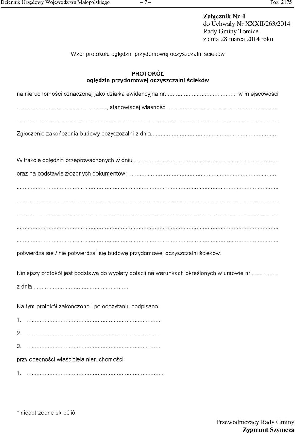 Małopolskiego 7 Poz.