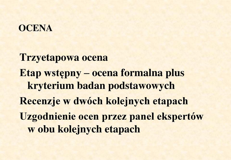 Recenzje w dwóch kolejnych etapach