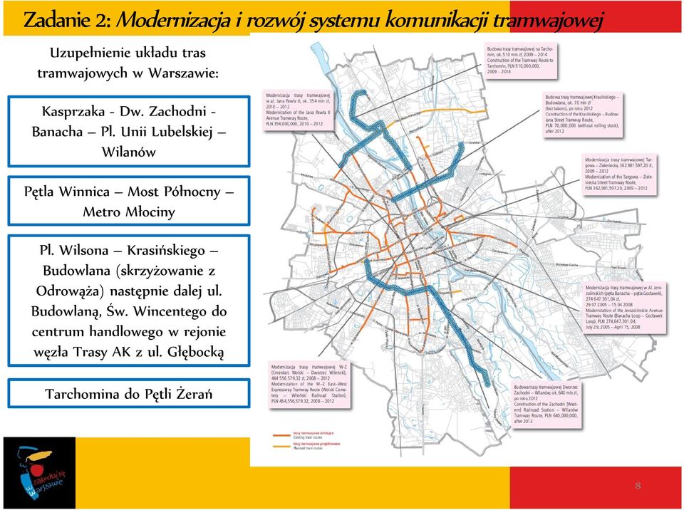 Unii Lubelskiej Wilanów Pętla Winnica Most Północny Metro Młociny Pl.