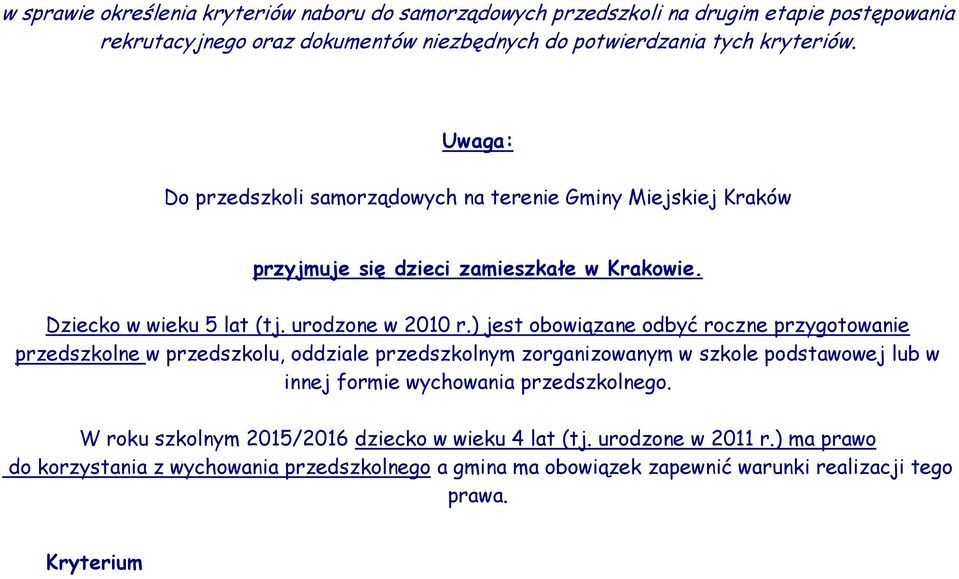 ) jest obowiązane odbyć roczne przygotowanie przedszkolne w przedszkolu, oddziale przedszkolnym zorganizowanym w szkole podstawowej lub w innej formie wychowania przedszkolnego.