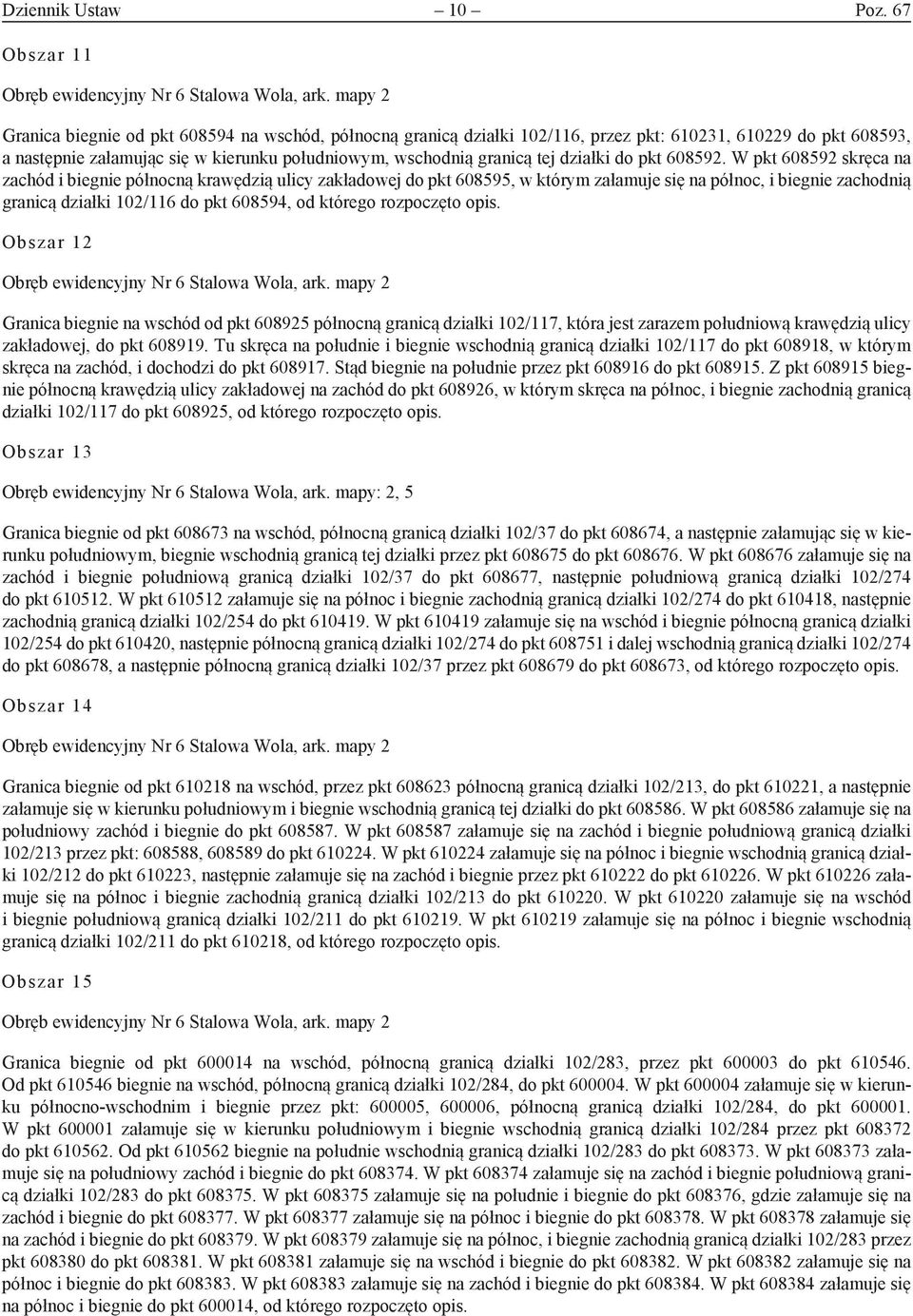 działki do pkt 608592.