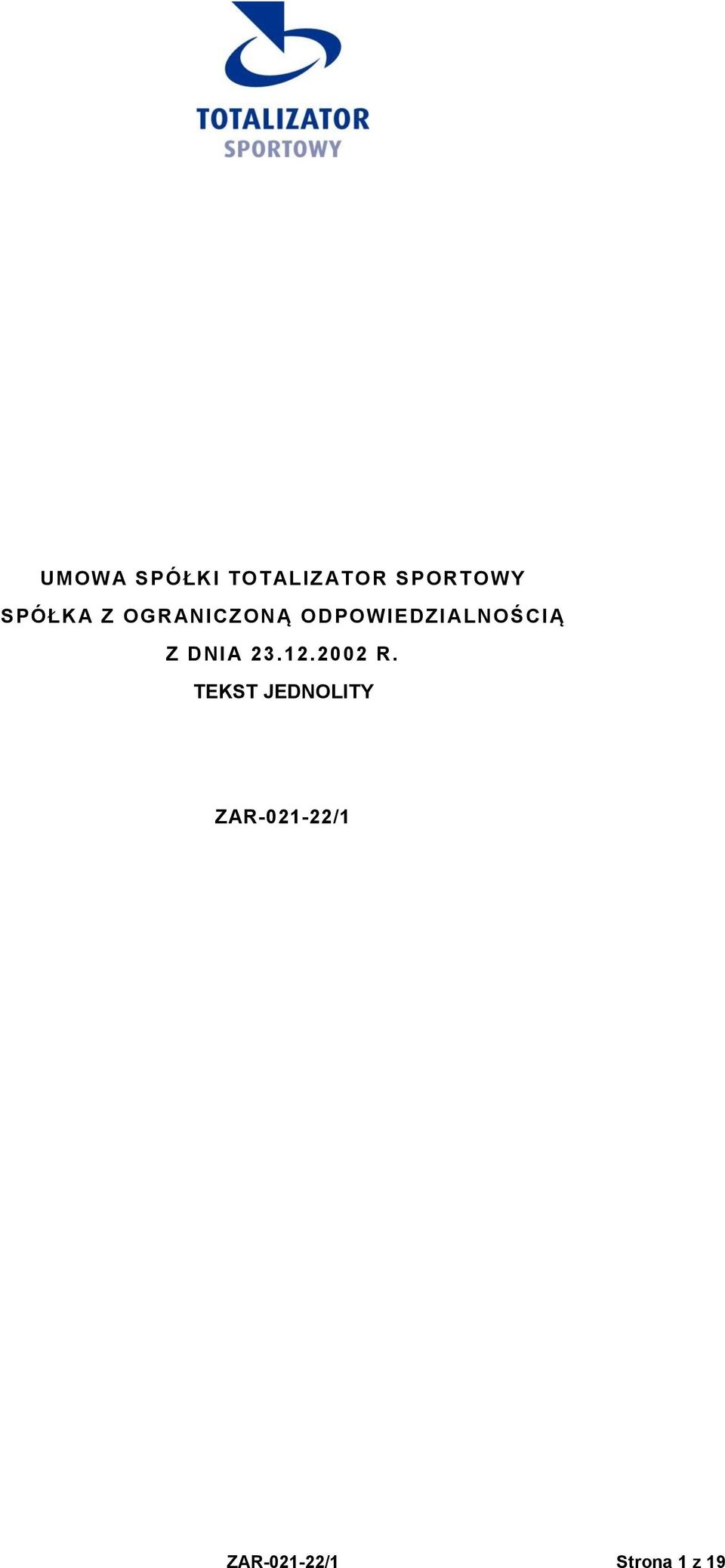 ODPOWIEDZIALNOŚCIĄ Z DNIA 23.12.