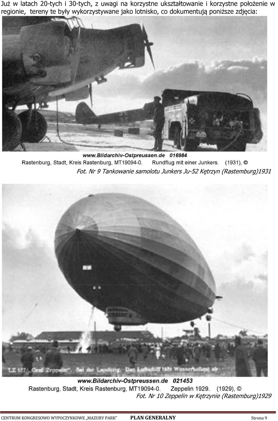 Nr 9 Tankowanie samolotu Junkers Ju-52 Kętrzyn (Rastemburg)1931 Fot.