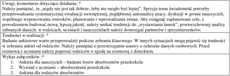 wprowadzania zmian.