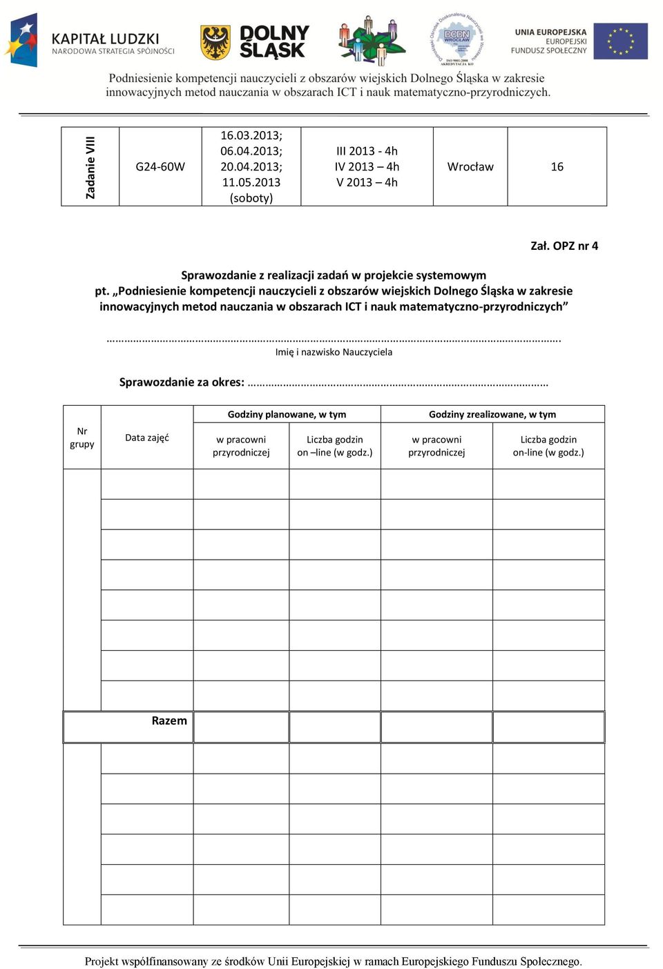 Podniesienie kompetencji nauczycieli z obszarów wiejskich Dolnego Śląska w zakresie innowacyjnych metod nauczania w obszarach ICT i nauk