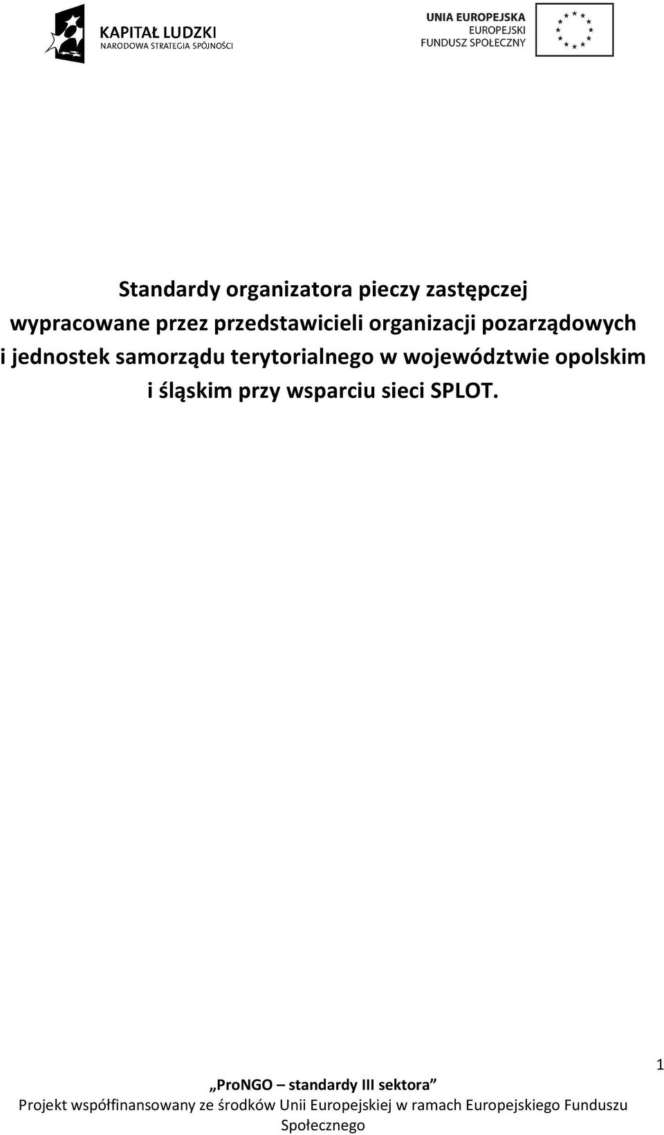 pozarządowych i jednostek samorządu